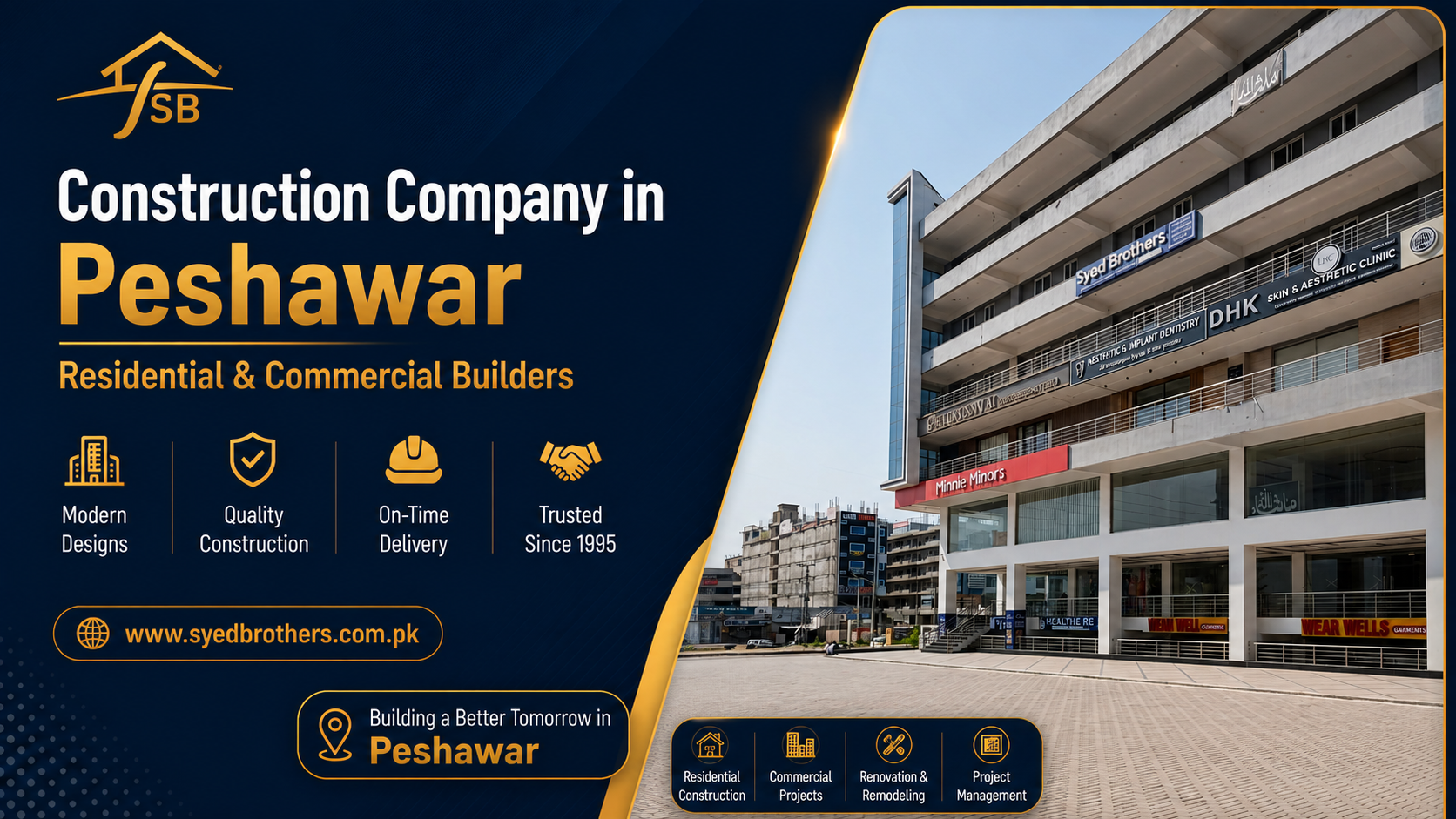 Trusted Construction Company in Peshawar